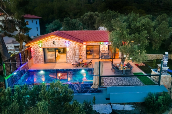 Kalkan patara kiralik villa flower sila86 8208