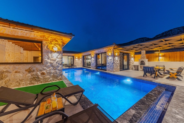 Kalkan kiralik villa yaz 12 24 2850